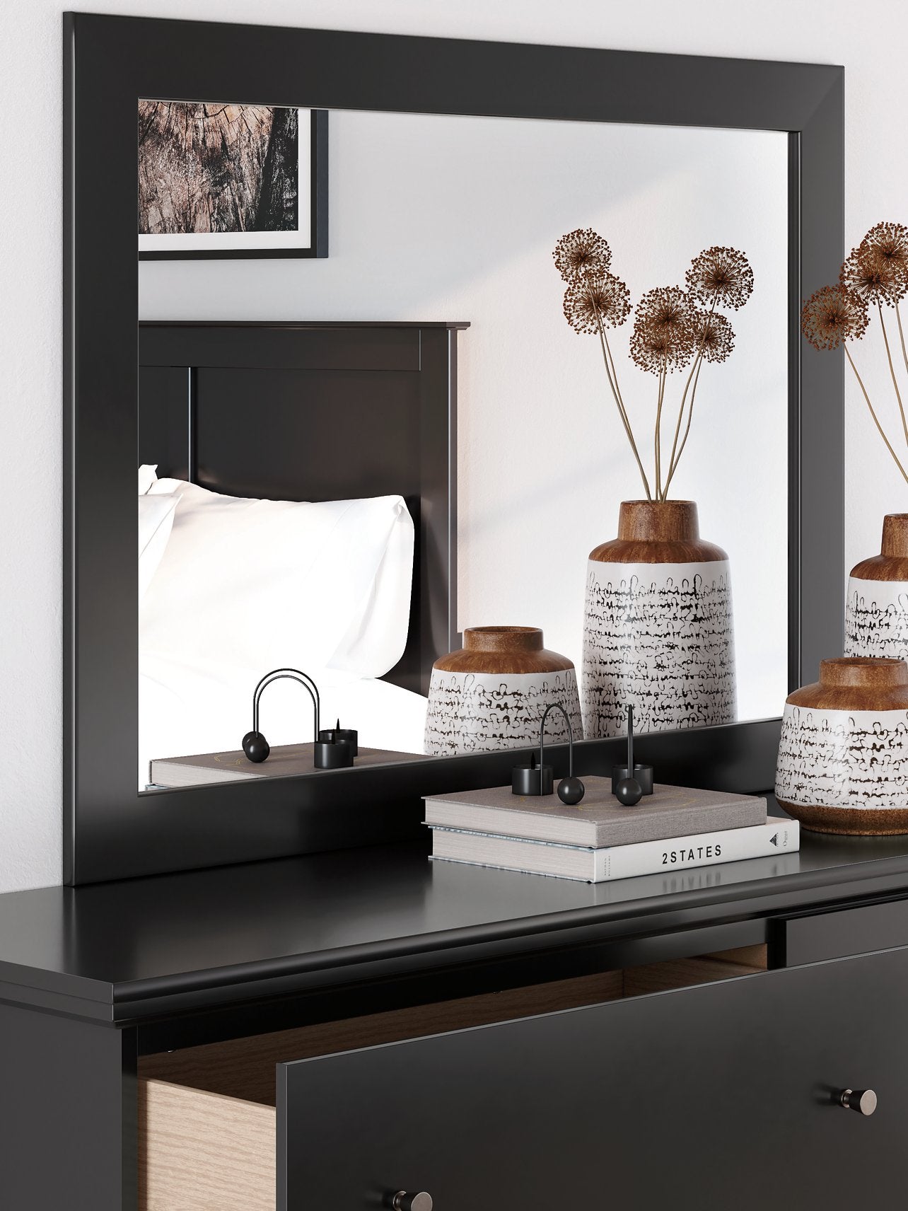 Maribel Bedroom Mirror - Ideal Furniture (Fresno,CA)