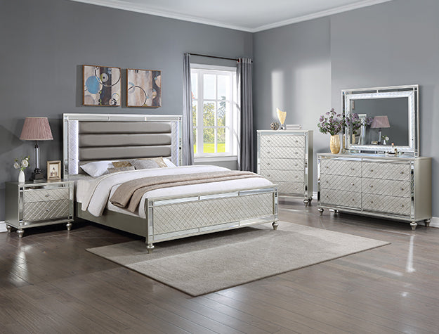 CRISTIAN DRESSER CHAMPAGNE - Ideal Furniture (Fresno,CA)
