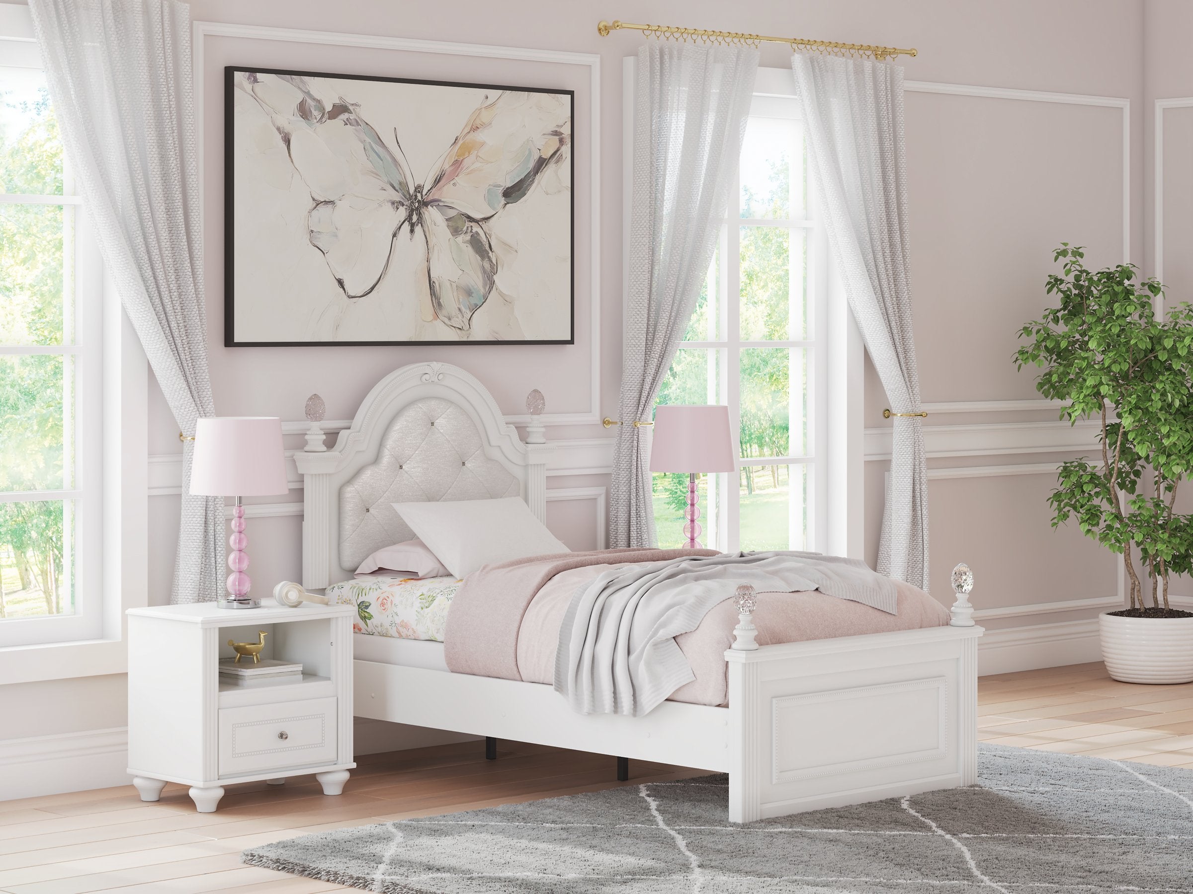 Kozlani Upholstered Bed - Ideal Furniture (Fresno,CA)