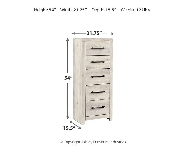 Cambeck Narrow Chest of Drawers - Ideal Furniture (Fresno,CA)