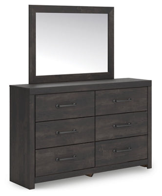 Hollivern Dresser and Mirror - Ideal Furniture (Fresno,CA)