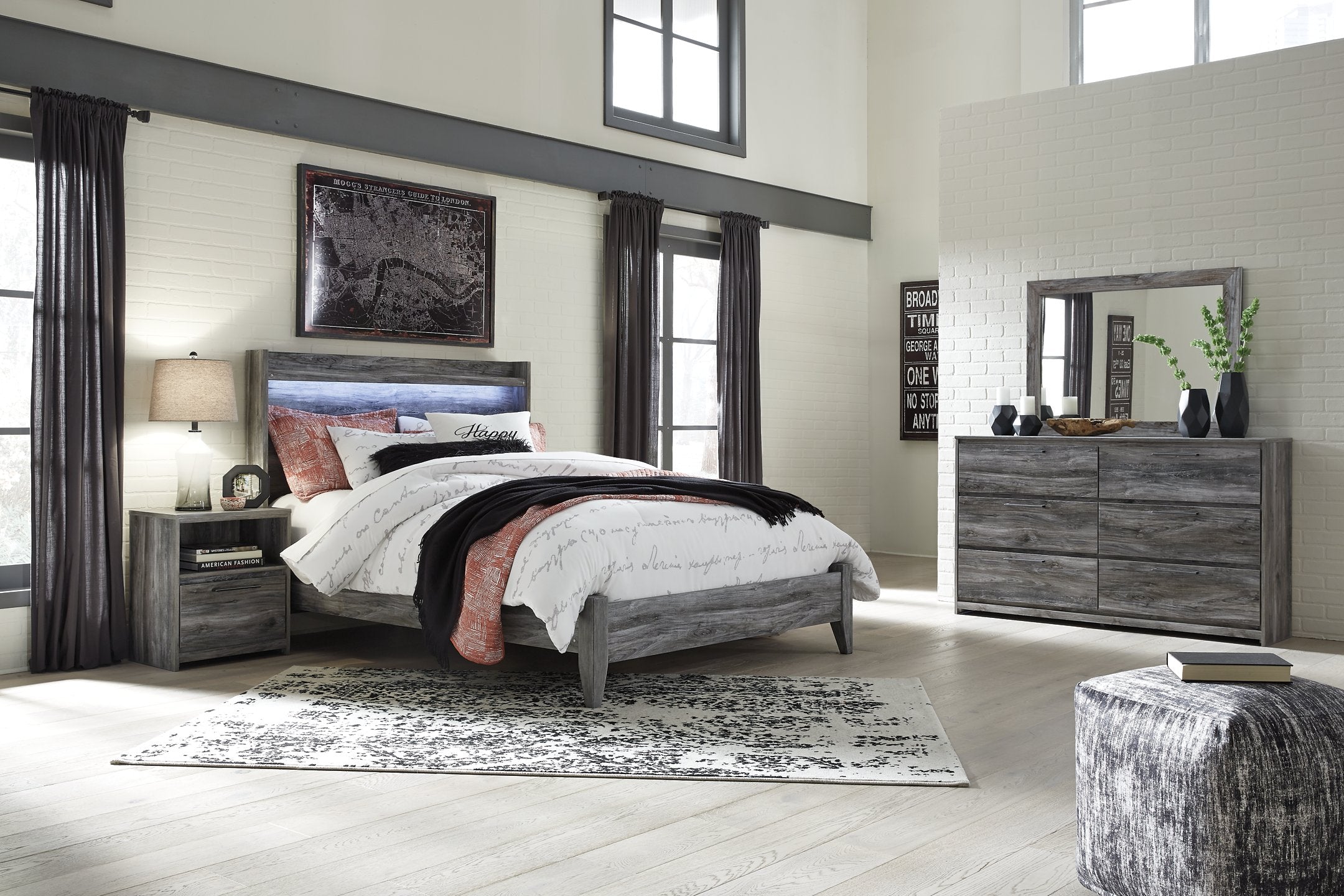 Baystorm Bedroom Set - Ideal Furniture (Fresno,CA)