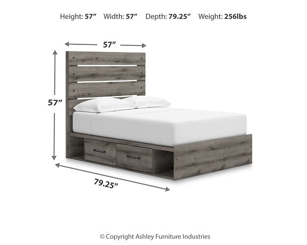 Graystorm Bed with Storage - Ideal Furniture (Fresno,CA)