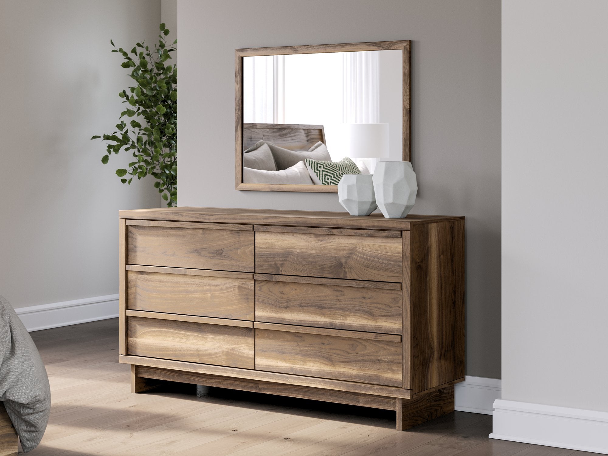 Chirason Dresser and Mirror - Ideal Furniture (Fresno,CA)