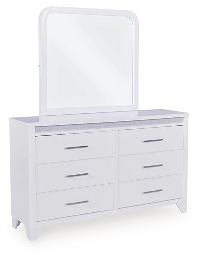 Jarlee Dresser and Mirror - Ideal Furniture (Fresno,CA)