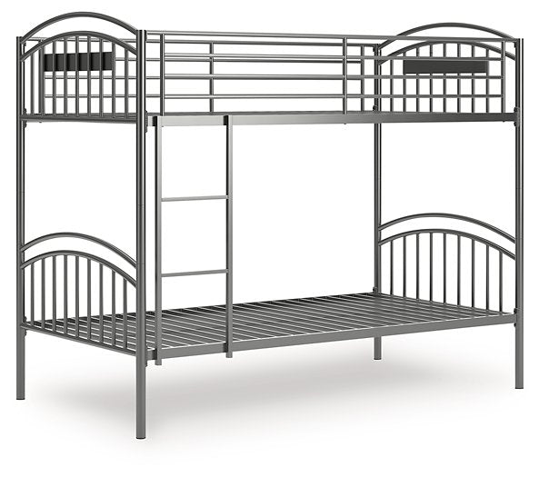 Lanceburg Bunk Bed with Ladder - Ideal Furniture (Fresno,CA)