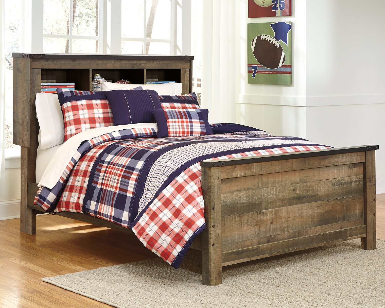 Trinell Bookcase Bed - Ideal Furniture (Fresno,CA)