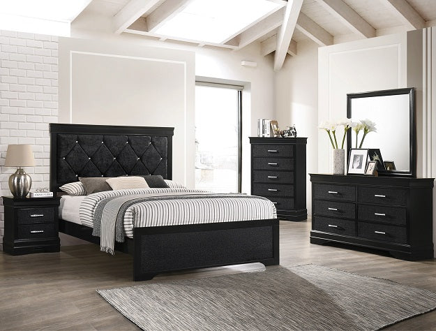 AMALIA DRESSER BLACK - Ideal Furniture (Fresno,CA)