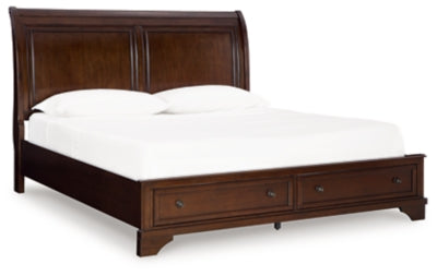 Trellington Sleigh Storage Bed - Ideal Furniture (Fresno,CA)