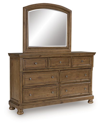 Feddinger Dresser and Mirror - Ideal Furniture (Fresno,CA)