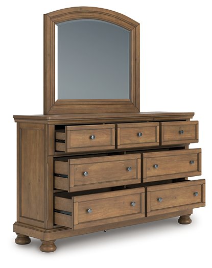 Feddinger Dresser and Mirror - Ideal Furniture (Fresno,CA)