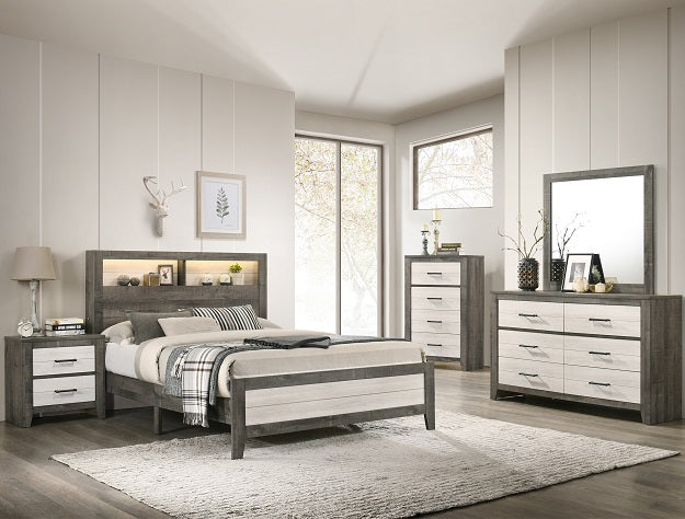 RHETT QUEEN PLATFORM BED IN 1 BOX - Ideal Furniture (Fresno,CA)