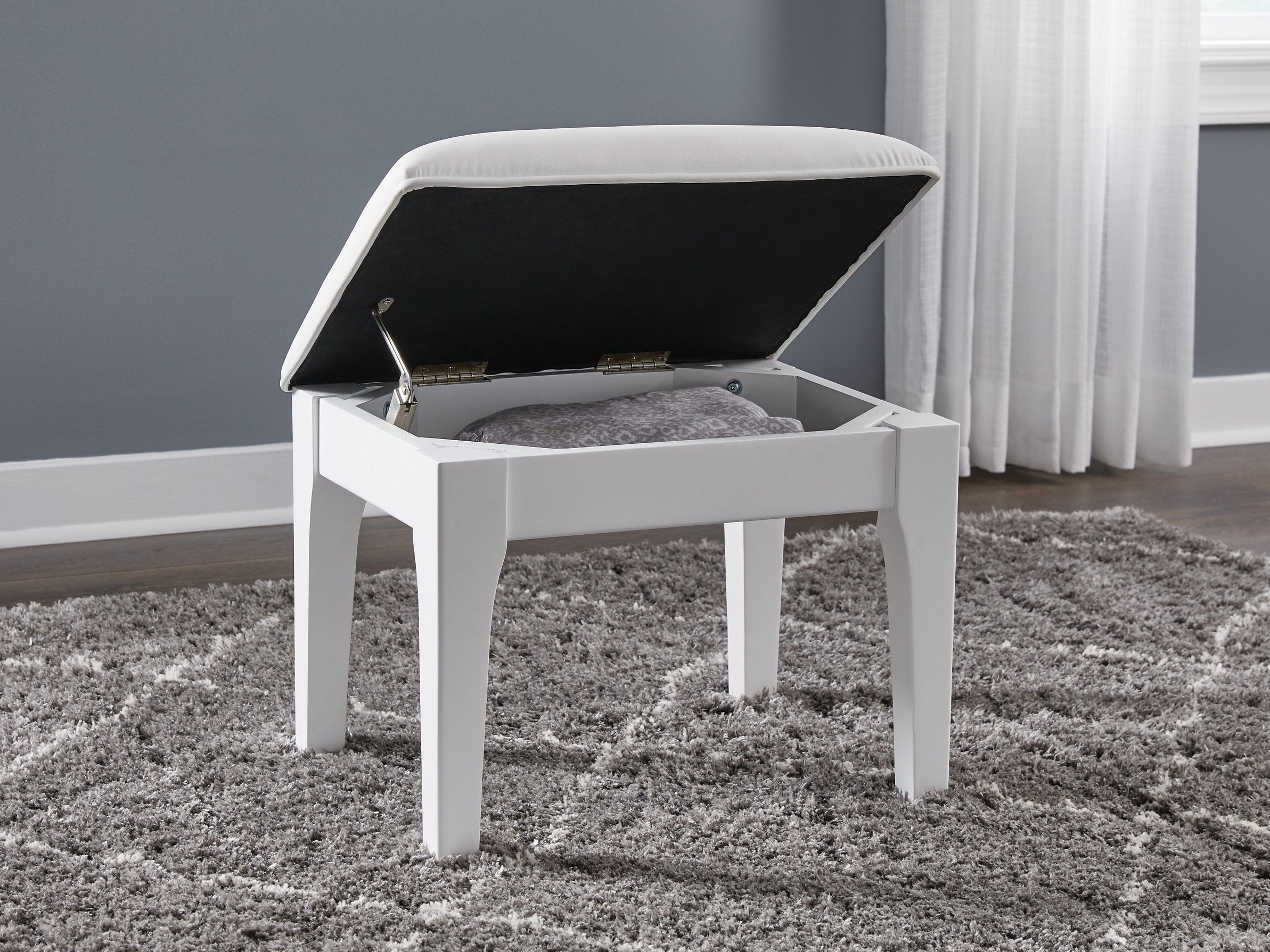 Chalanna Vanity Stool - Ideal Furniture (Fresno,CA)