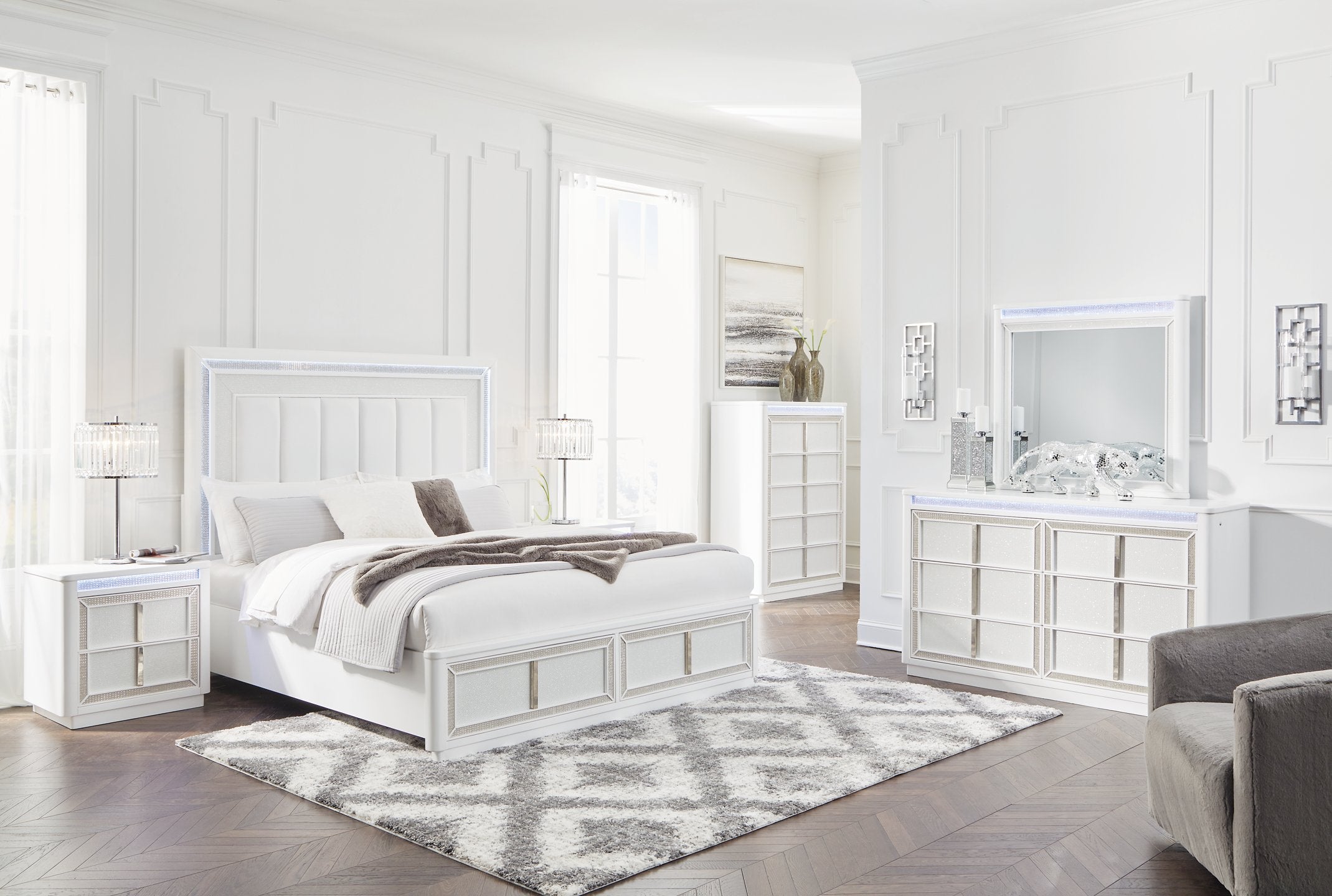 Chalanna Bedroom Set - Ideal Furniture (Fresno,CA)