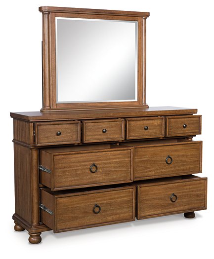 Chadworth Dresser and Mirror - Ideal Furniture (Fresno,CA)
