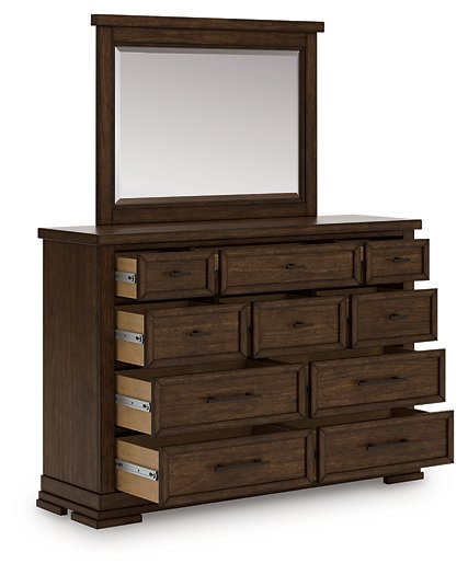 Taffenbrook Dresser and Mirror - Ideal Furniture (Fresno,CA)