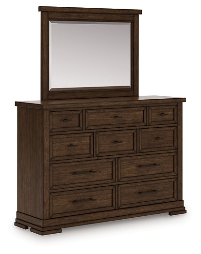 Taffenbrook Dresser and Mirror - Ideal Furniture (Fresno,CA)