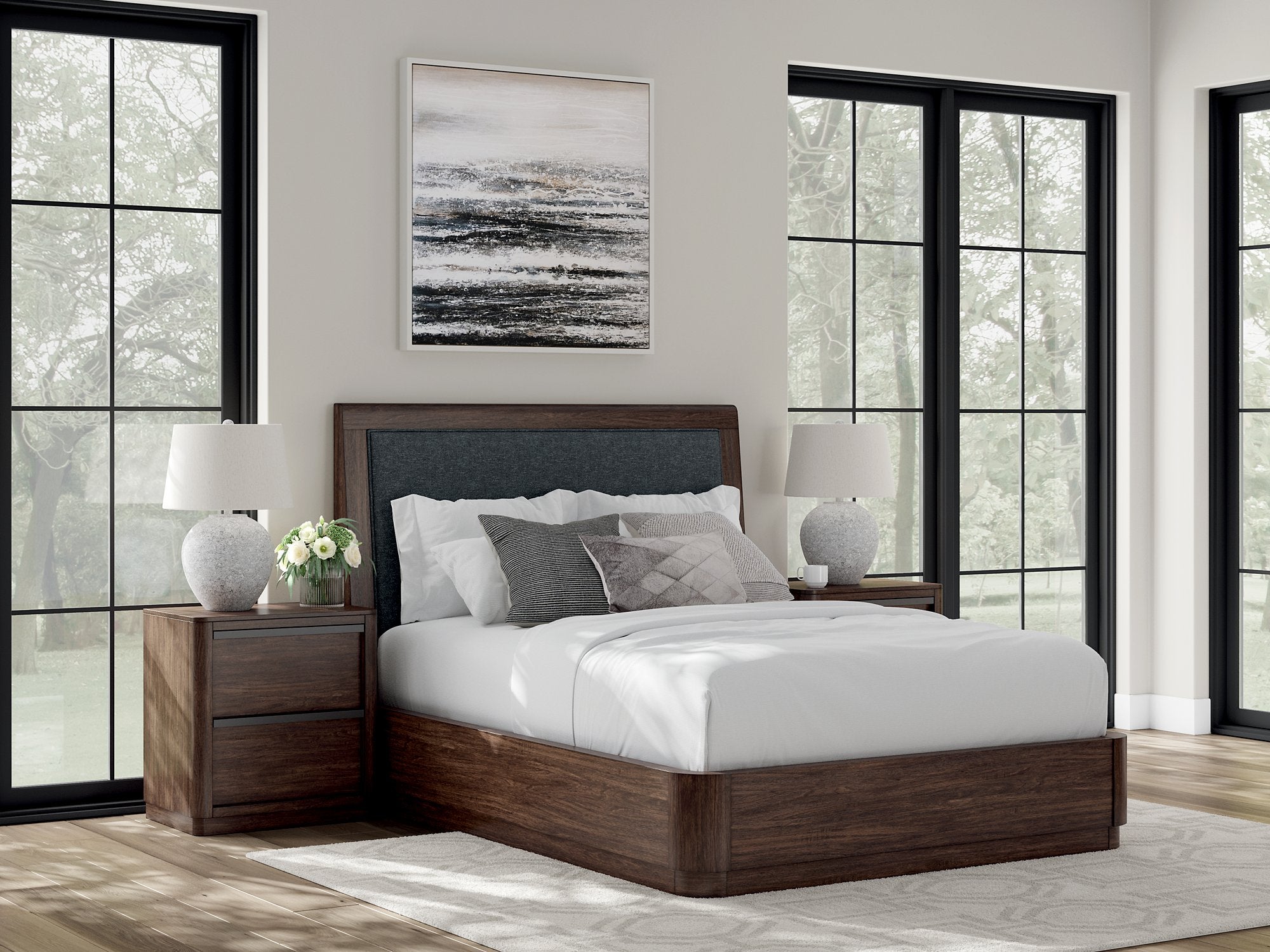 Dilenno Upholstered Bed - Ideal Furniture (Fresno,CA)