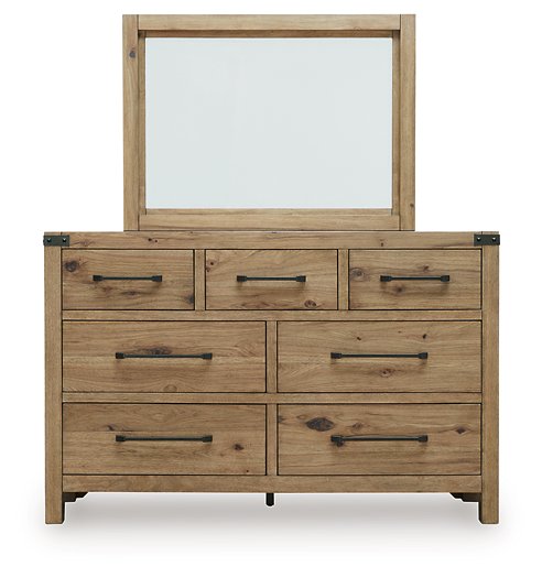 Ridgester Dresser and Mirror - Ideal Furniture (Fresno,CA)