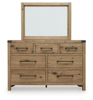 Ridgester Dresser and Mirror - Ideal Furniture (Fresno,CA)