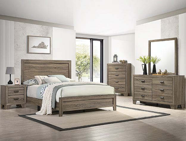 MILLIE FULL BED IN ONE BOX-GREY - Ideal Furniture (Fresno,CA)