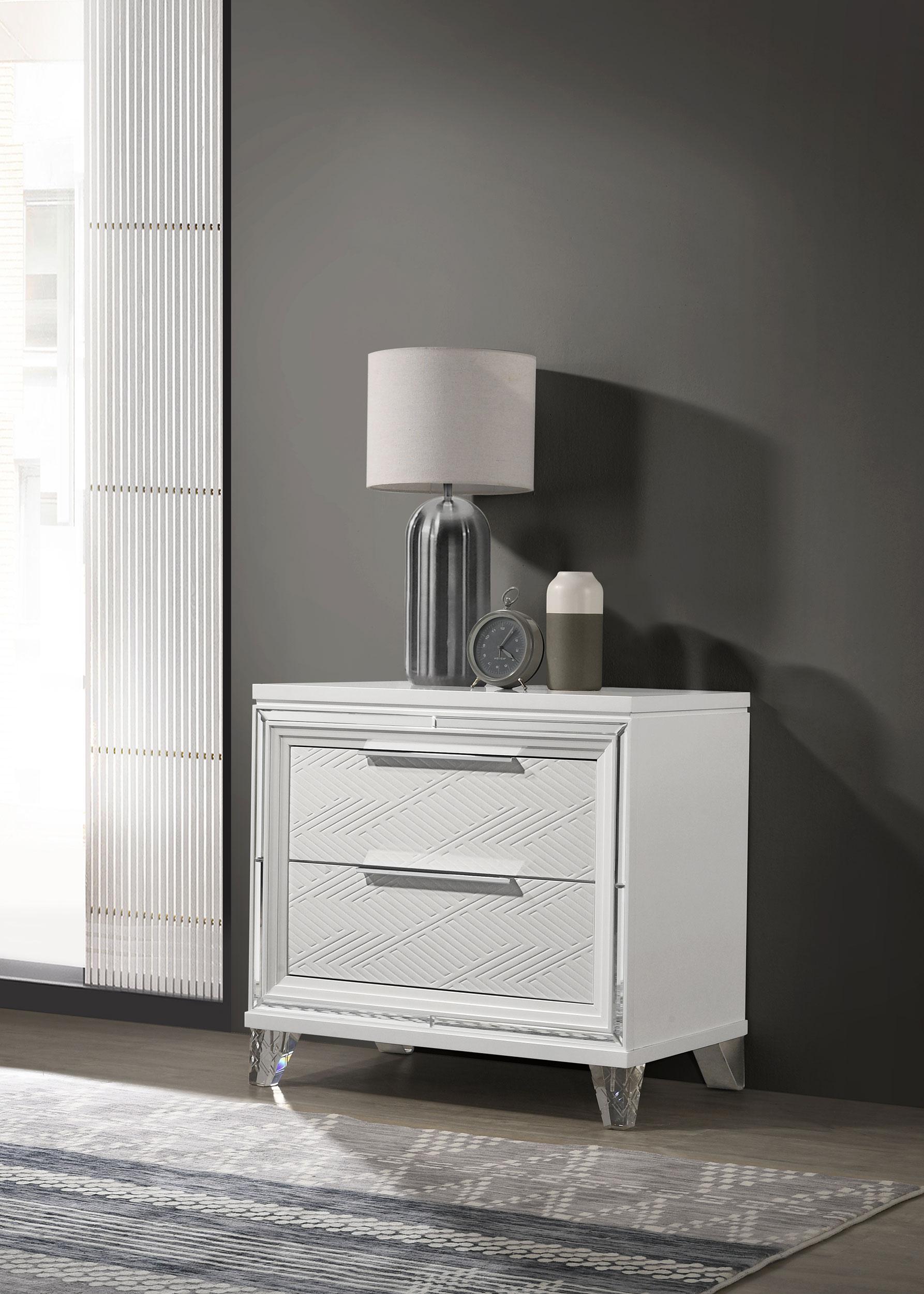 Marmore Nightstand - Ideal Furniture (Fresno,CA)