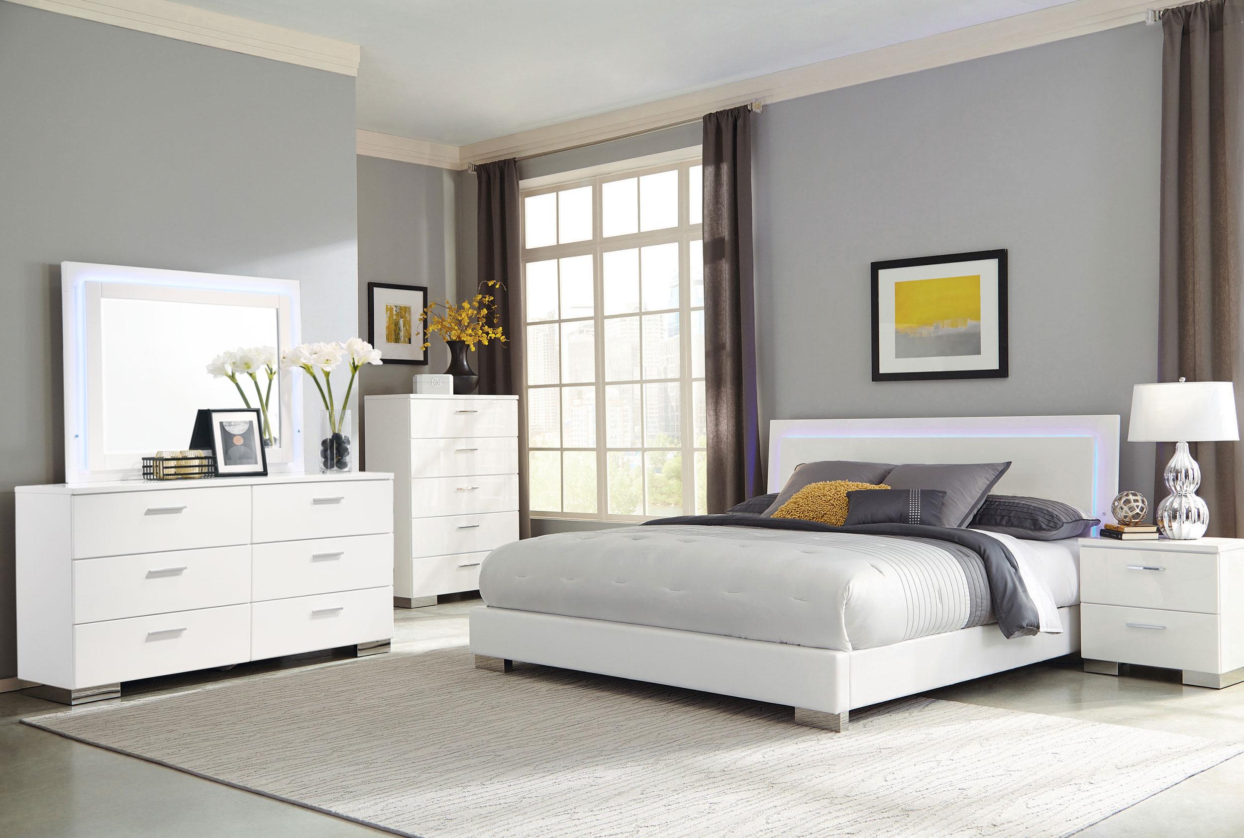 Felicity Dresser with LED Mirror - Ideal Furniture (Fresno,CA)