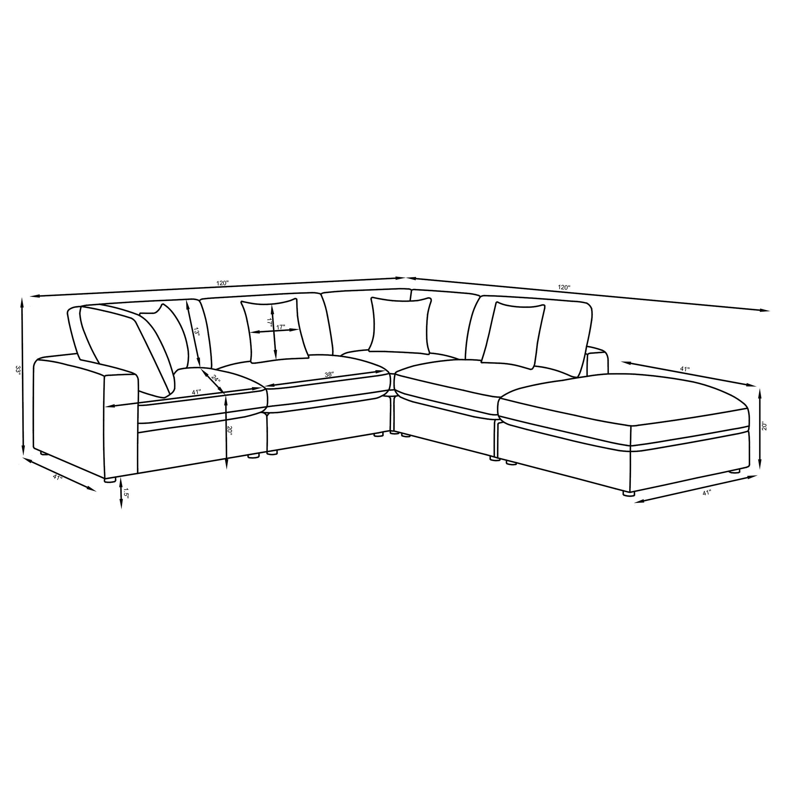 Serene Modular Sectional Sofa - Ideal Furniture (Fresno,CA)