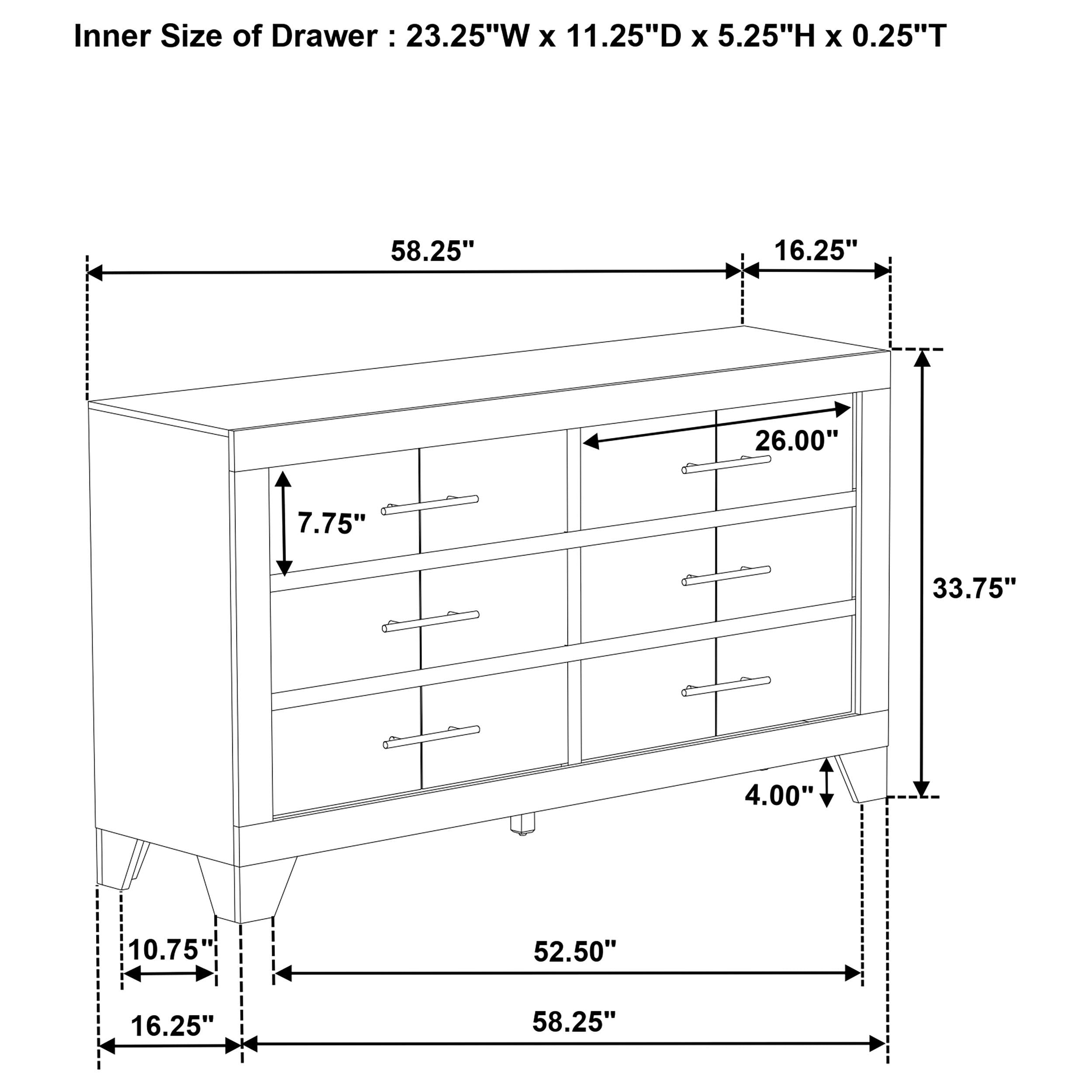 Trenton Dresser - Ideal Furniture (Fresno,CA)
