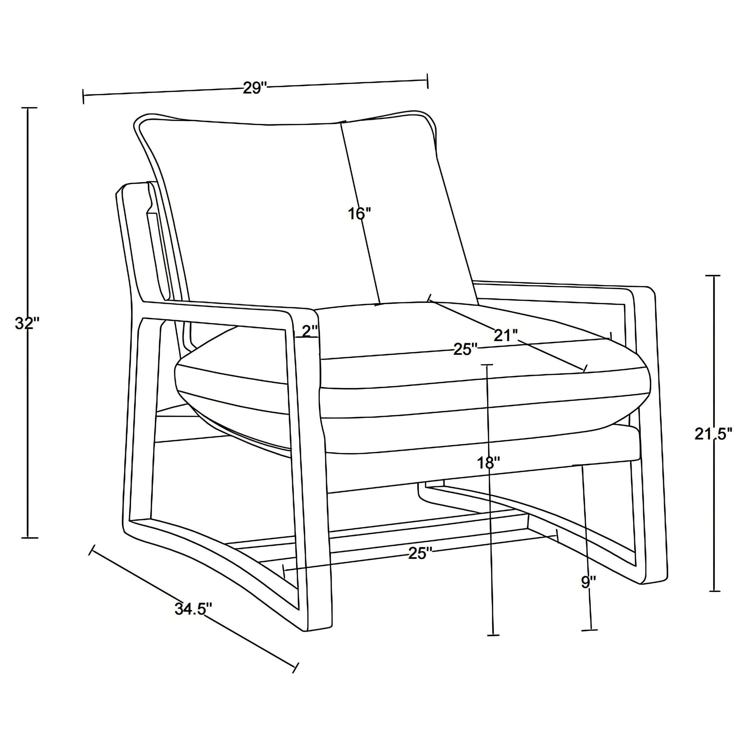 Geneva Accent Chair - Ideal Furniture (Fresno,CA)