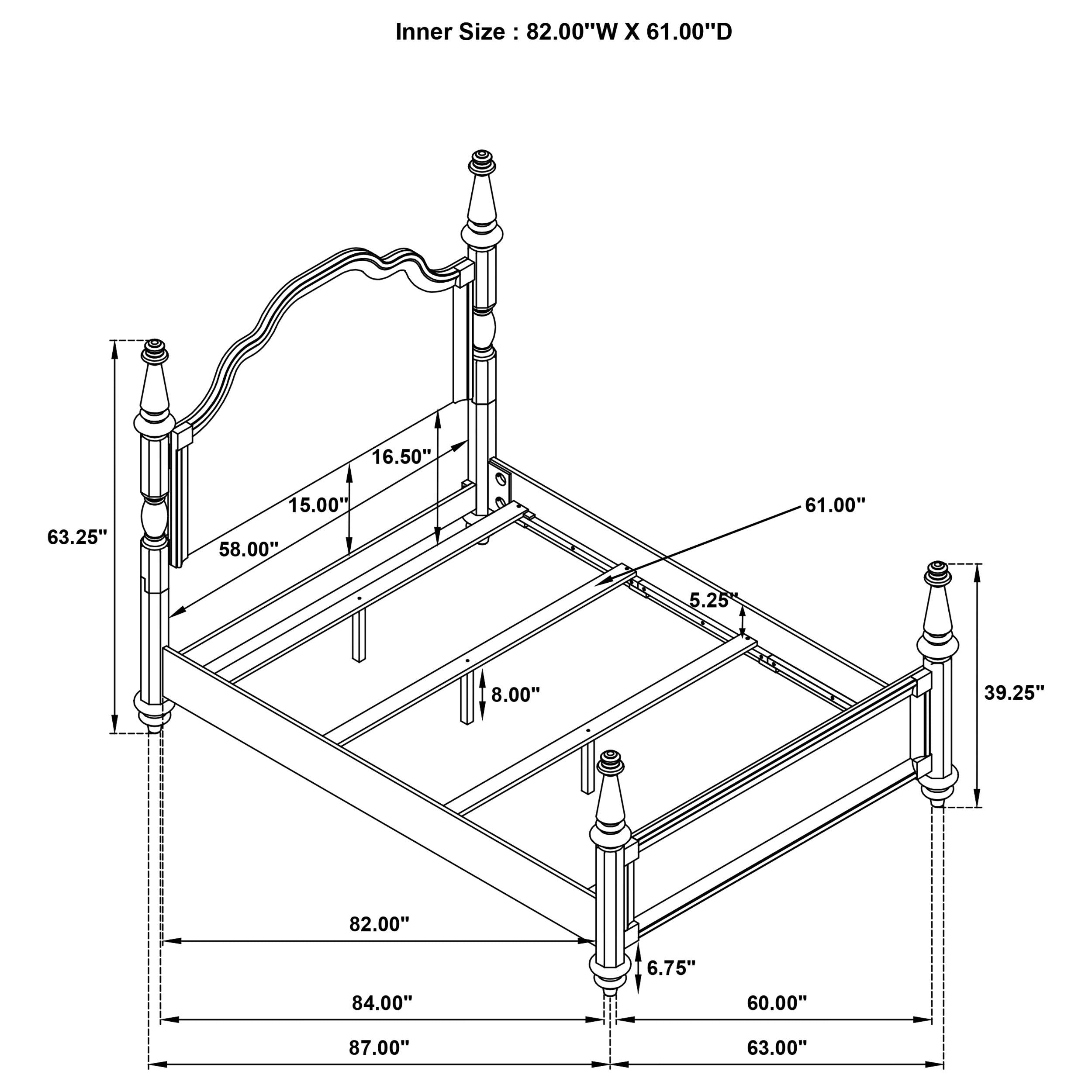 Andover Bedroom Set - Ideal Furniture (Fresno,CA)
