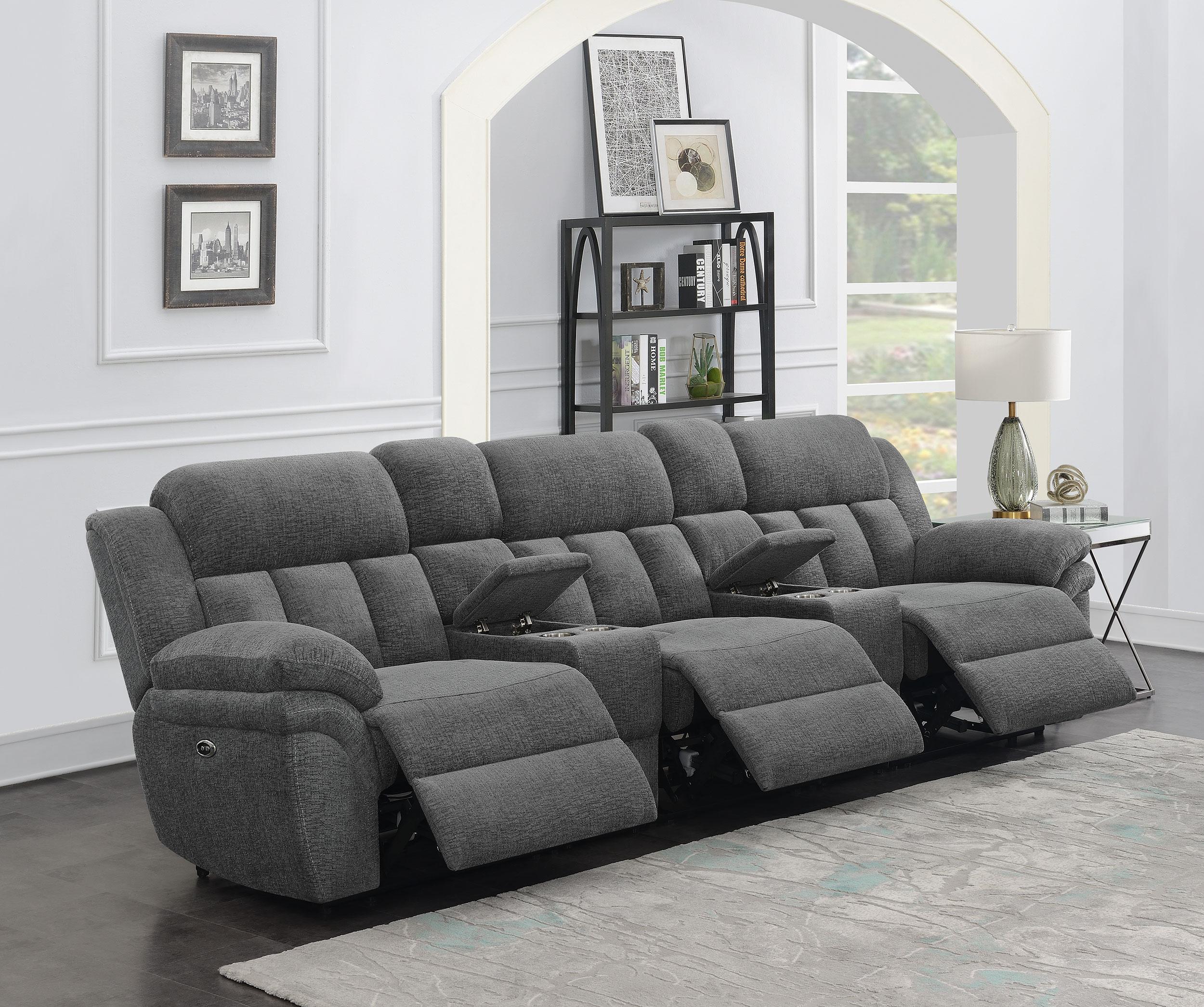 Bahrain Power Home Theater Seating - Ideal Furniture (Fresno,CA)