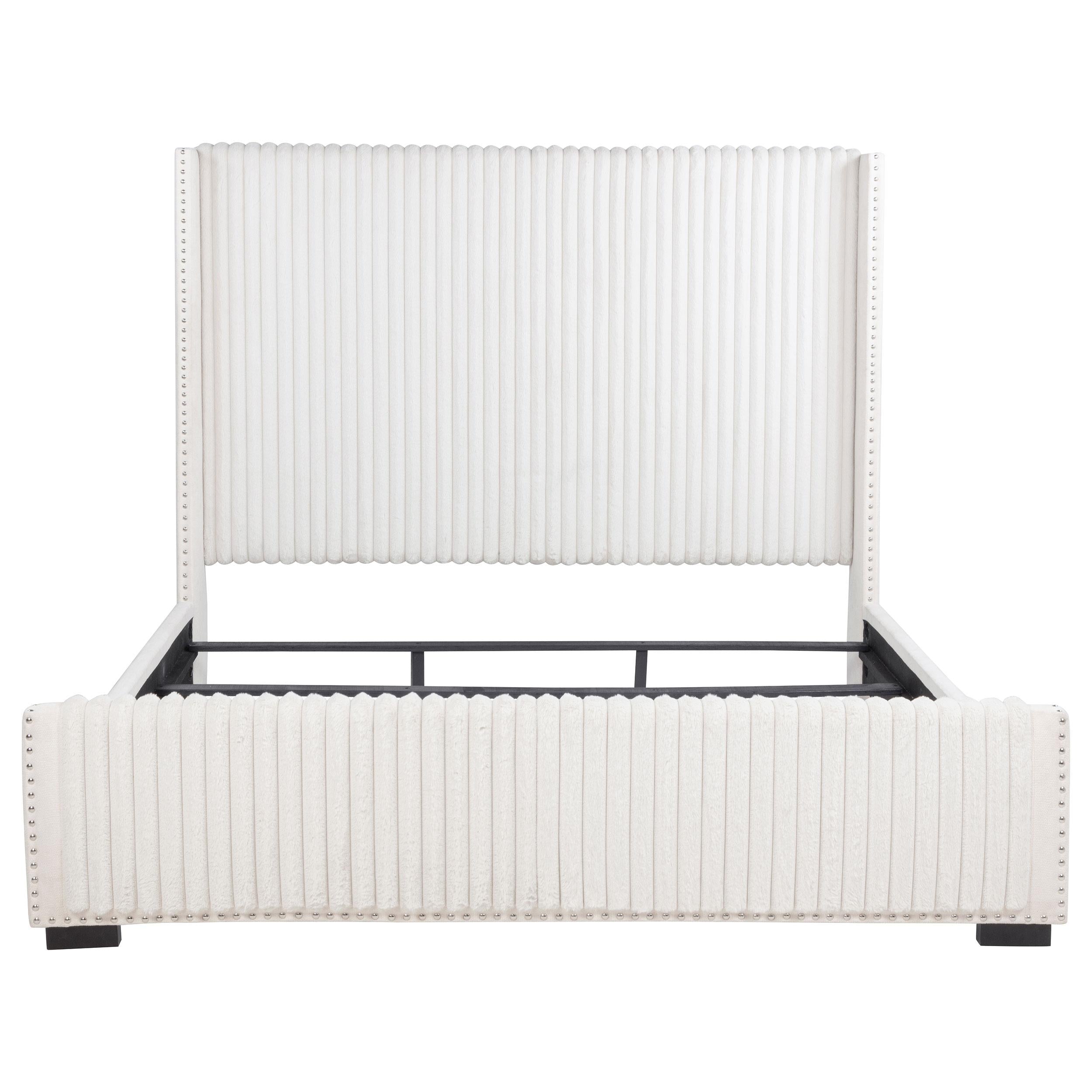 Natasha Wingback Bed - Ideal Furniture (Fresno,CA)