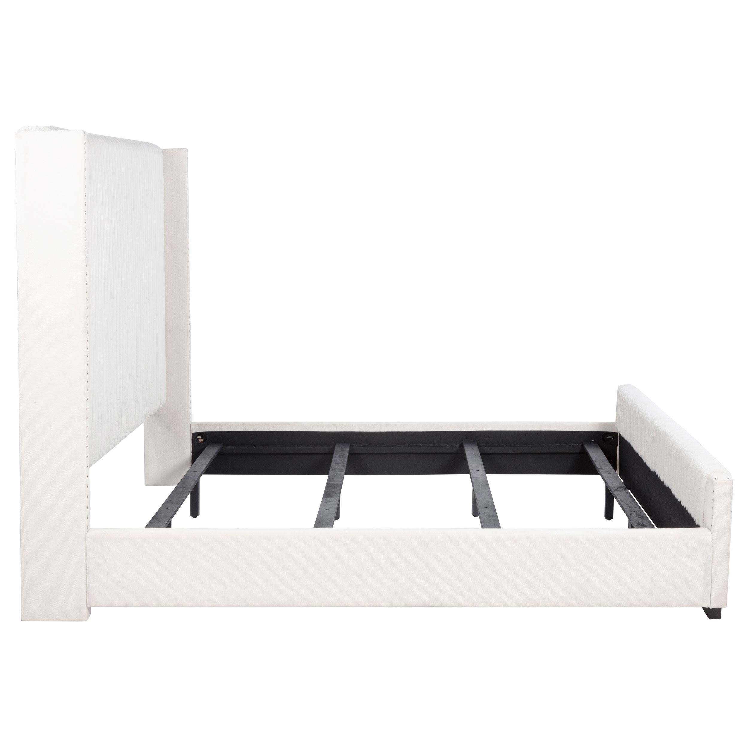 Natasha Wingback Bed - Ideal Furniture (Fresno,CA)