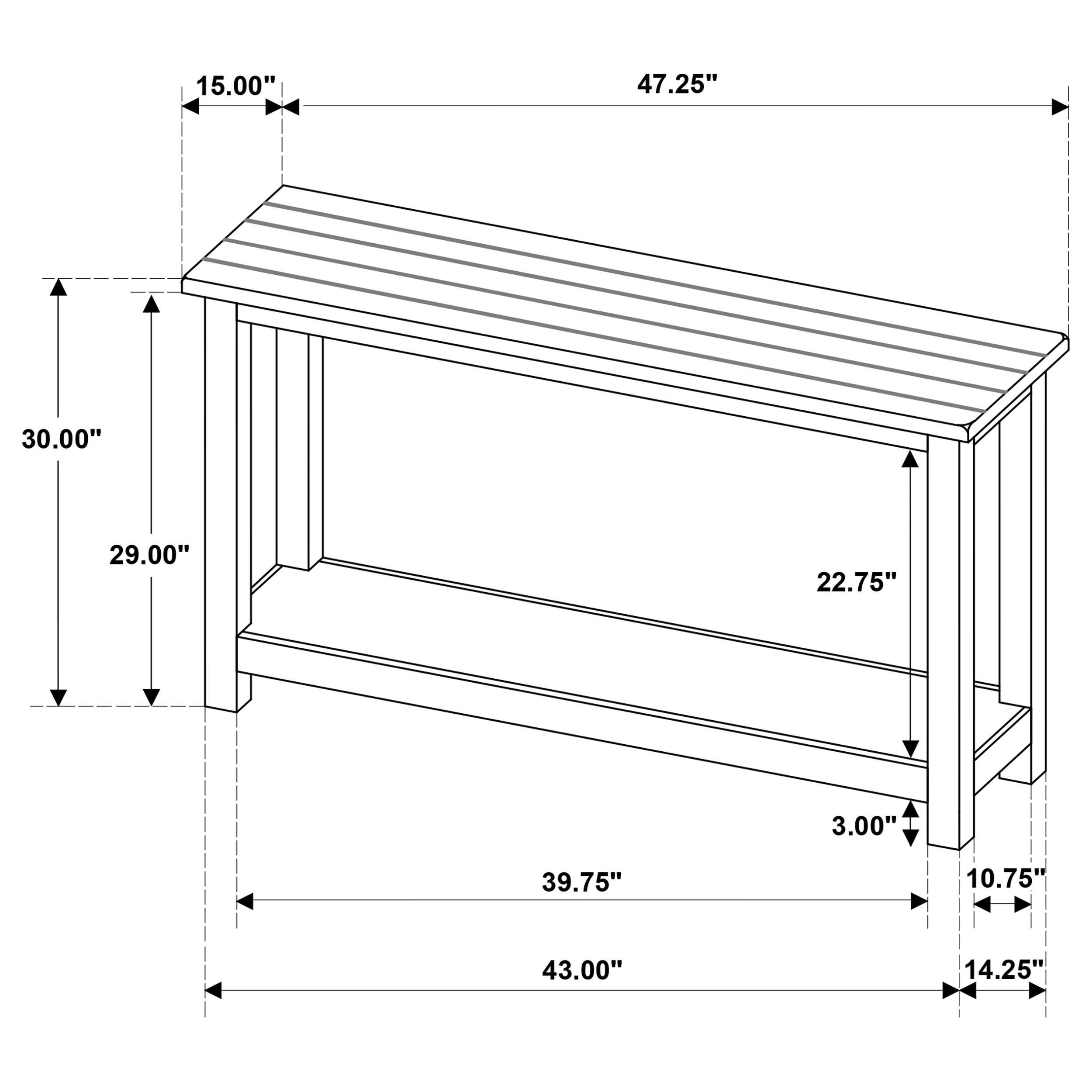 Payne Console Table - Ideal Furniture (Fresno,CA)