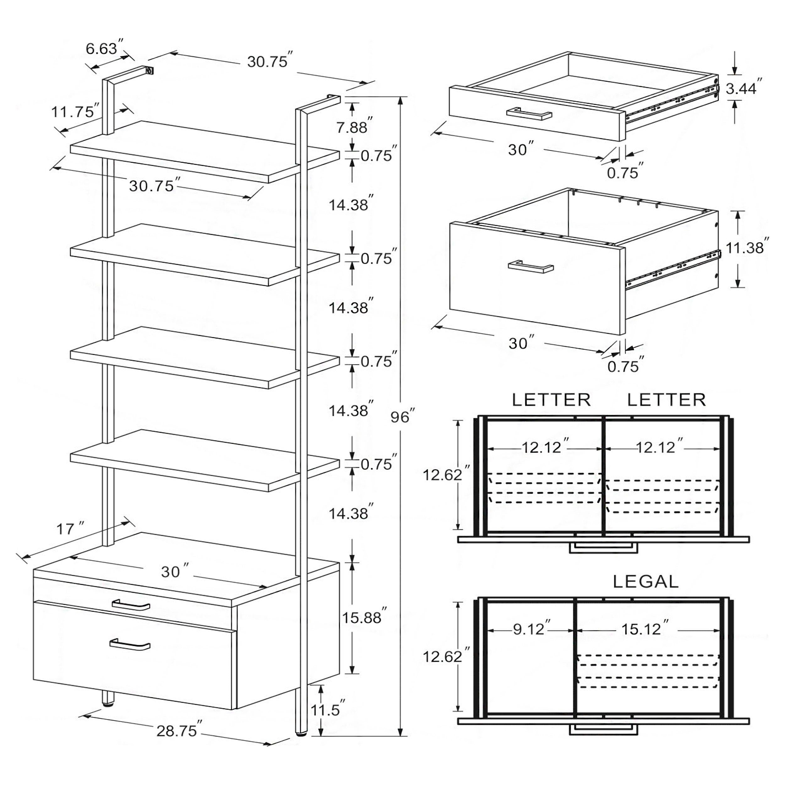 Owens Wall Shelf - Ideal Furniture (Fresno,CA)