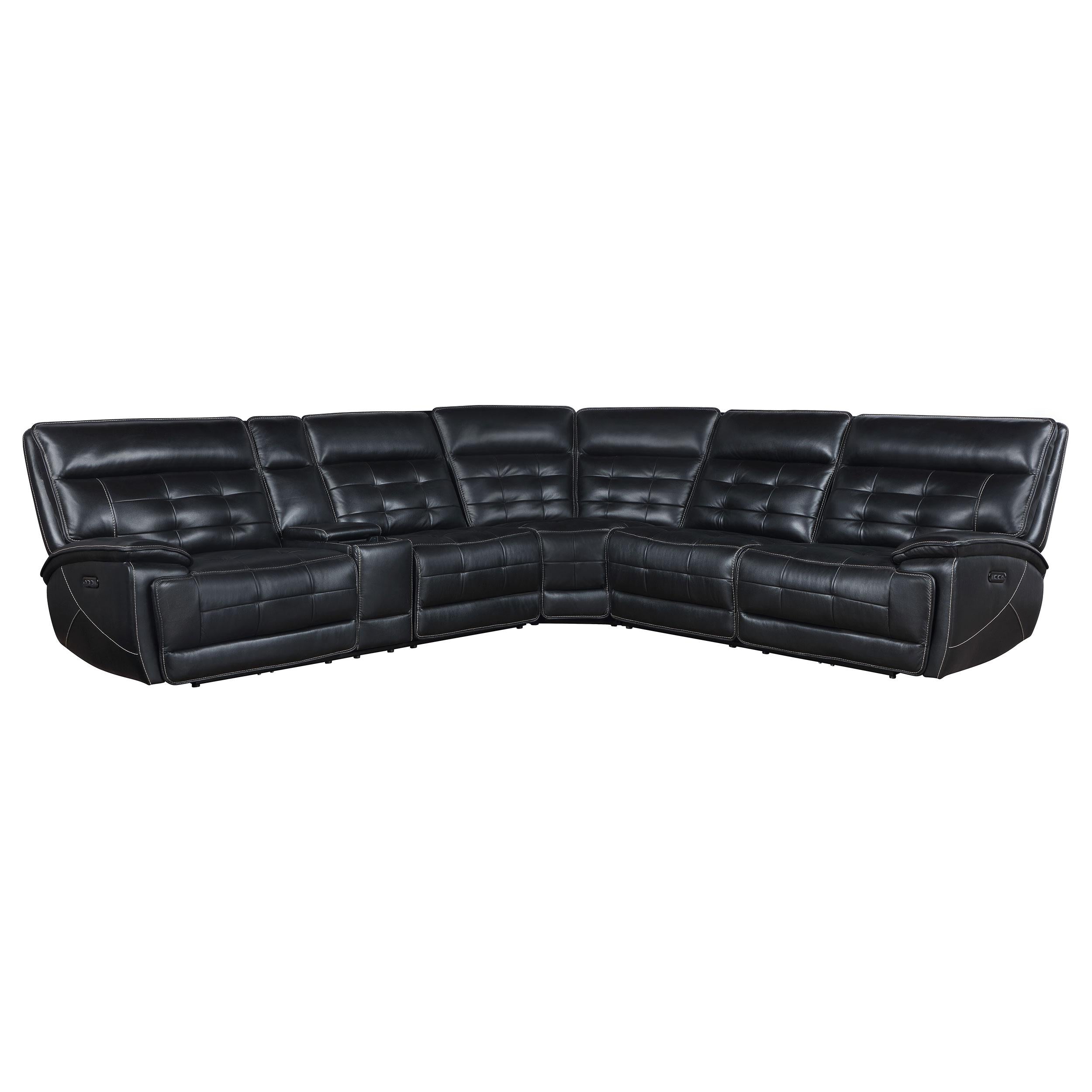 Hewitt Dual Power Reclining Sectional - Ideal Furniture (Fresno,CA)