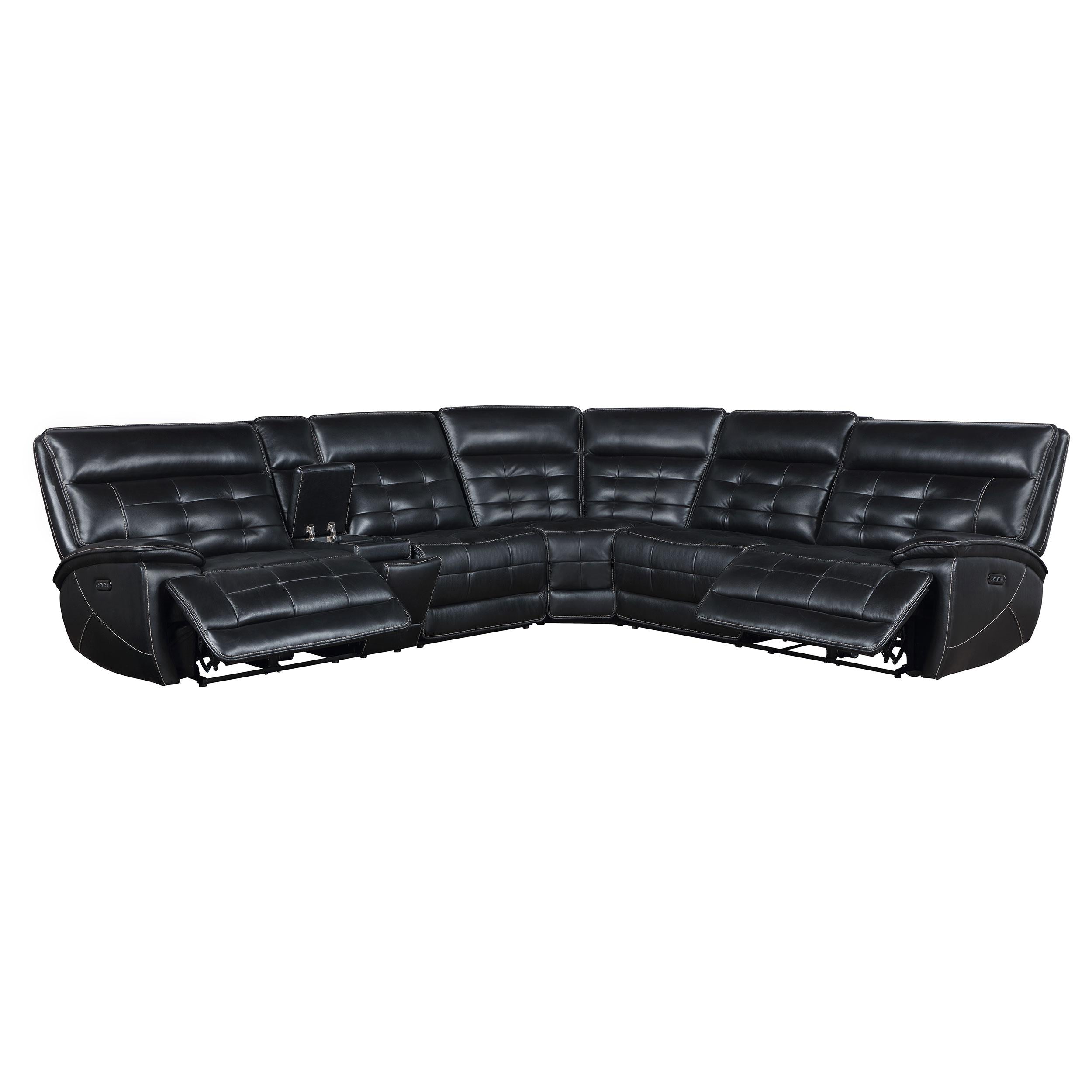 Hewitt Dual Power Reclining Sectional - Ideal Furniture (Fresno,CA)