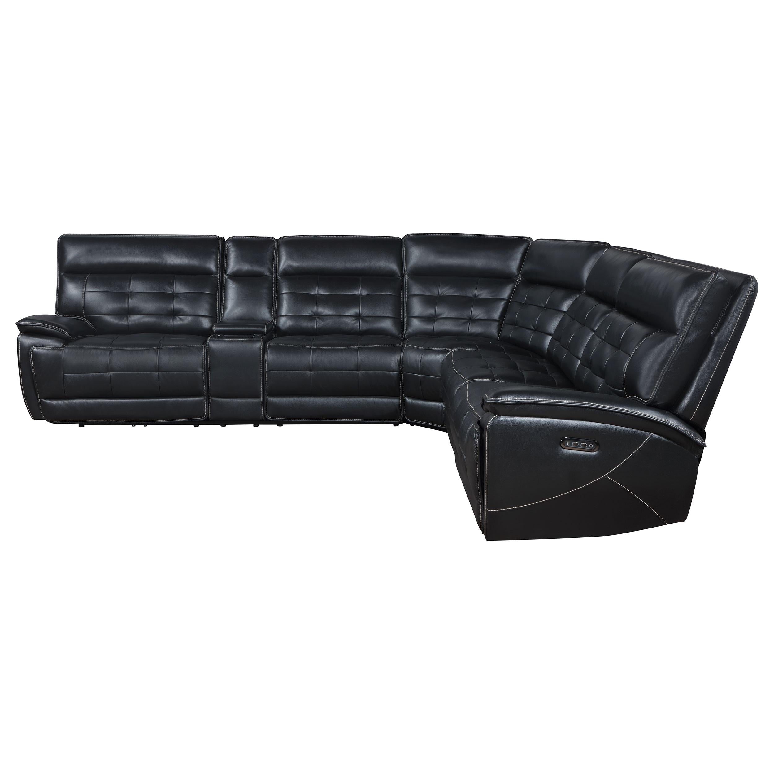 Hewitt Dual Power Reclining Sectional - Ideal Furniture (Fresno,CA)