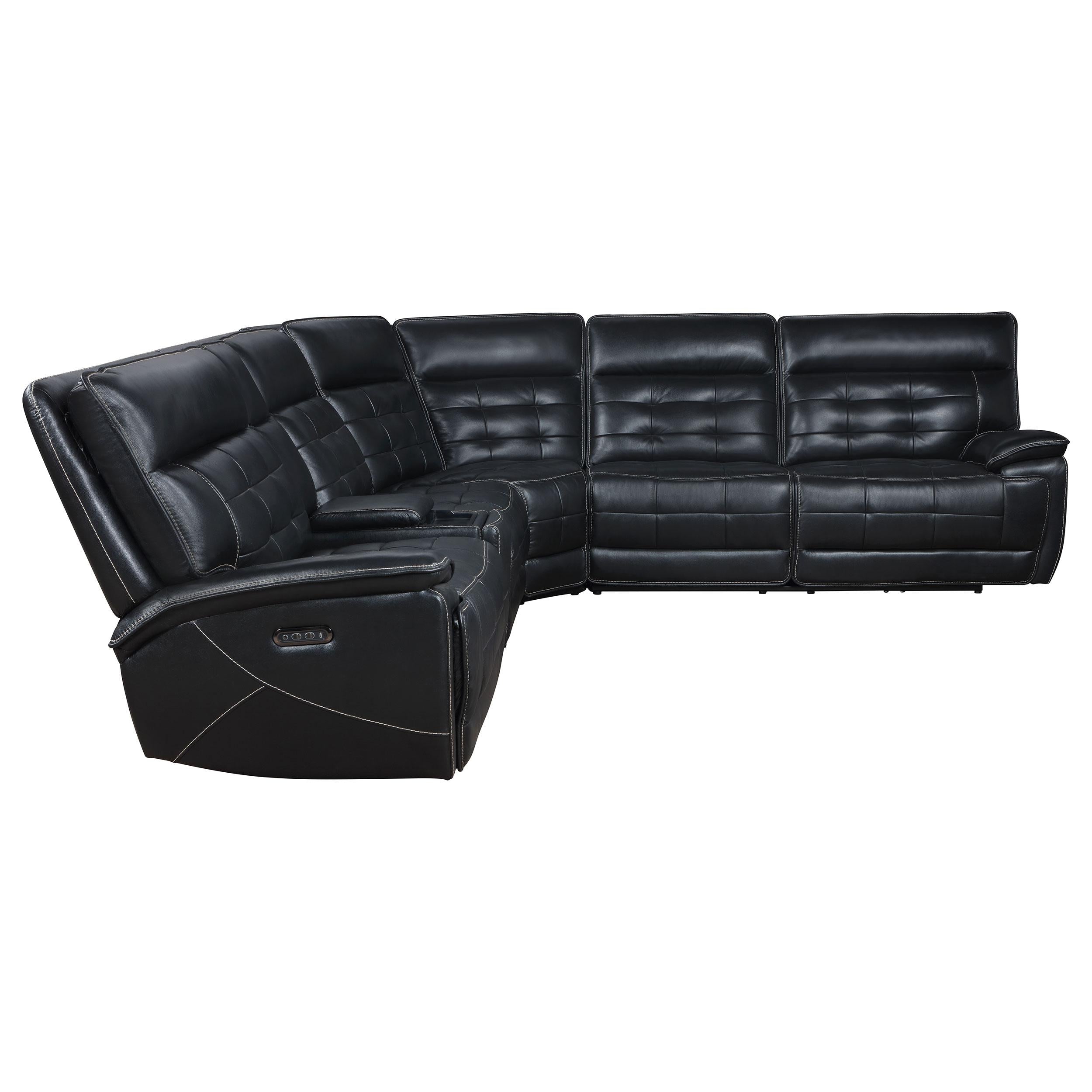 Hewitt Dual Power Reclining Sectional - Ideal Furniture (Fresno,CA)