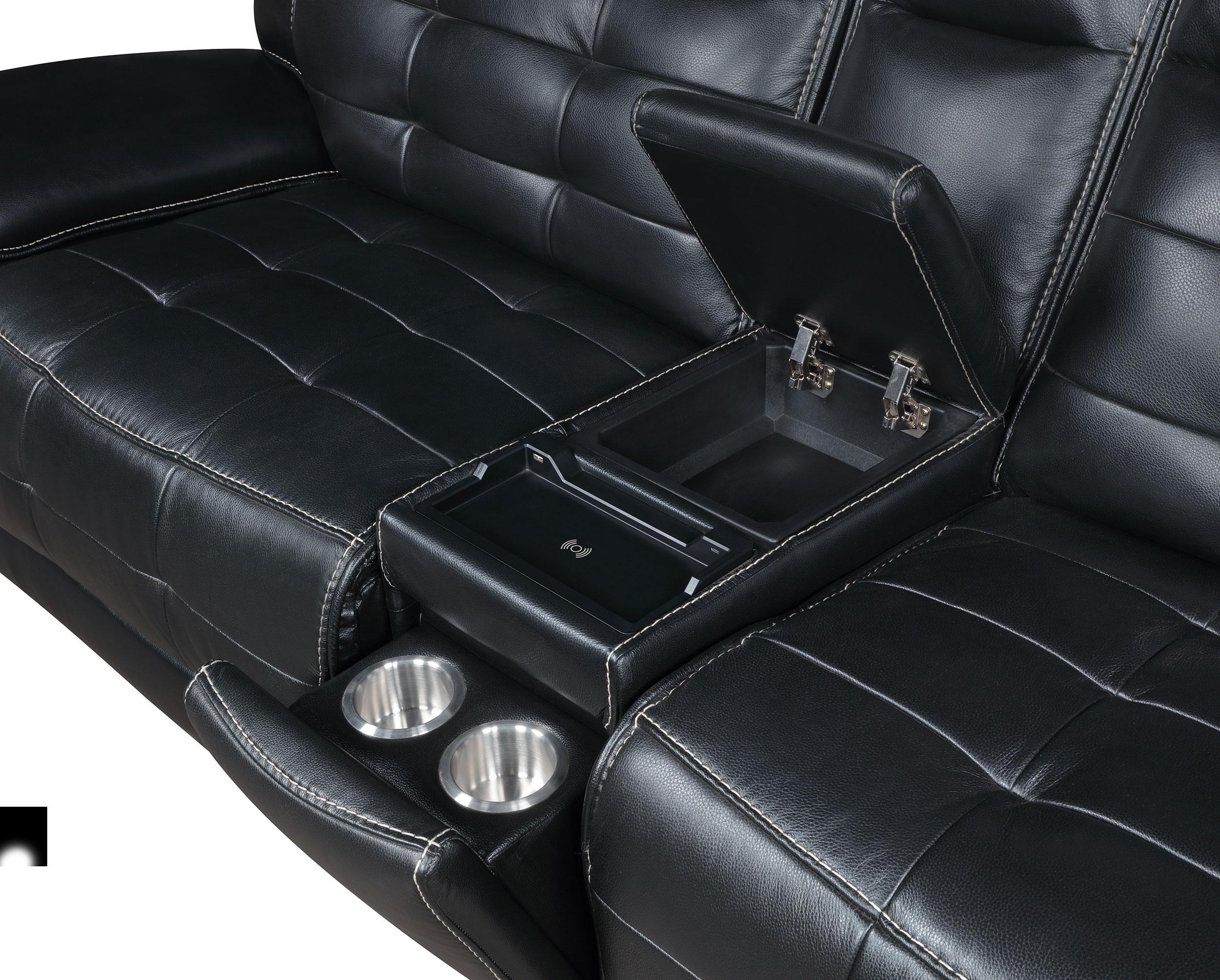 Hewitt Dual Power Reclining Sectional - Ideal Furniture (Fresno,CA)
