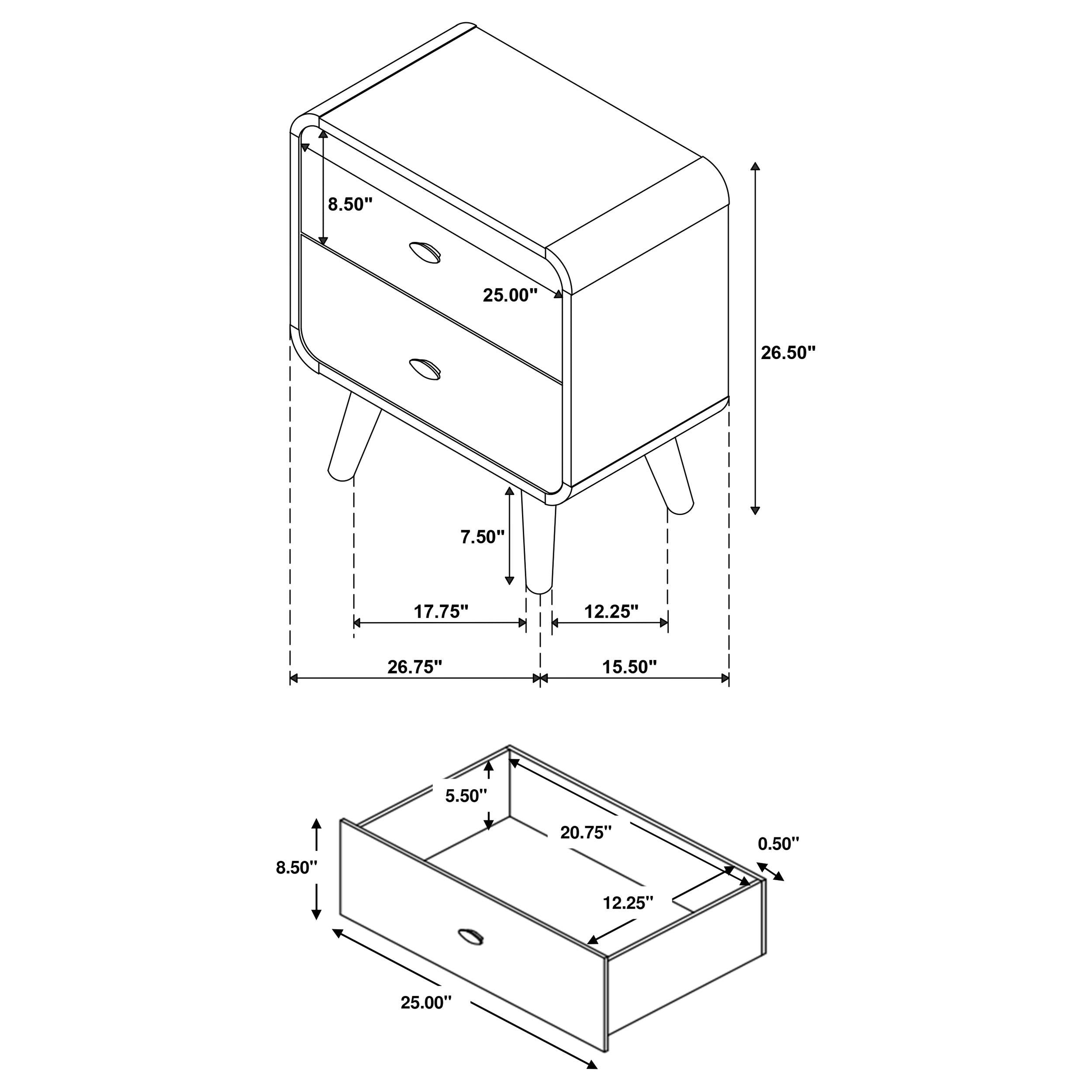 Robyn Nightstand - Ideal Furniture (Fresno,CA)