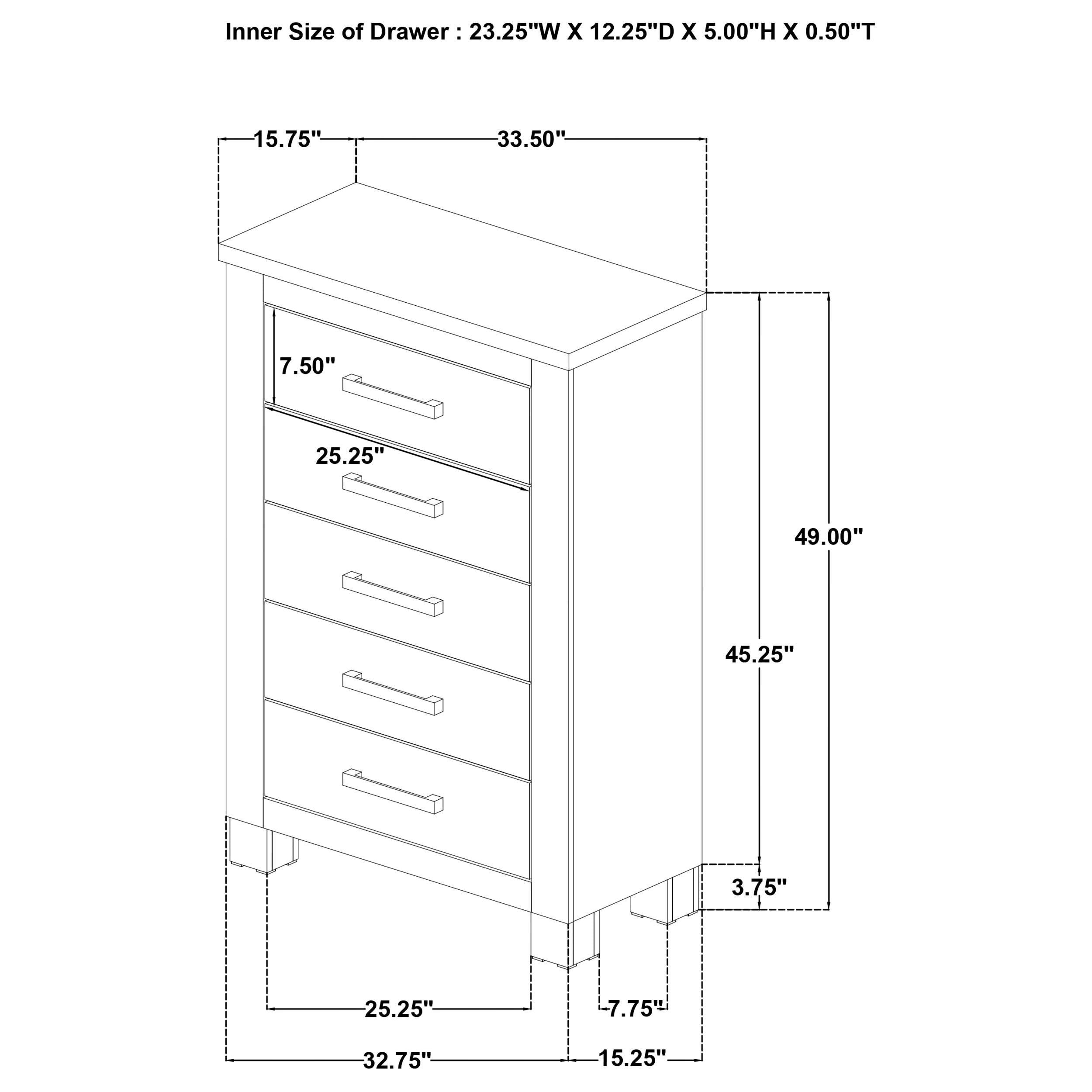 Oakglen Chest of Drawers - Ideal Furniture (Fresno,CA)