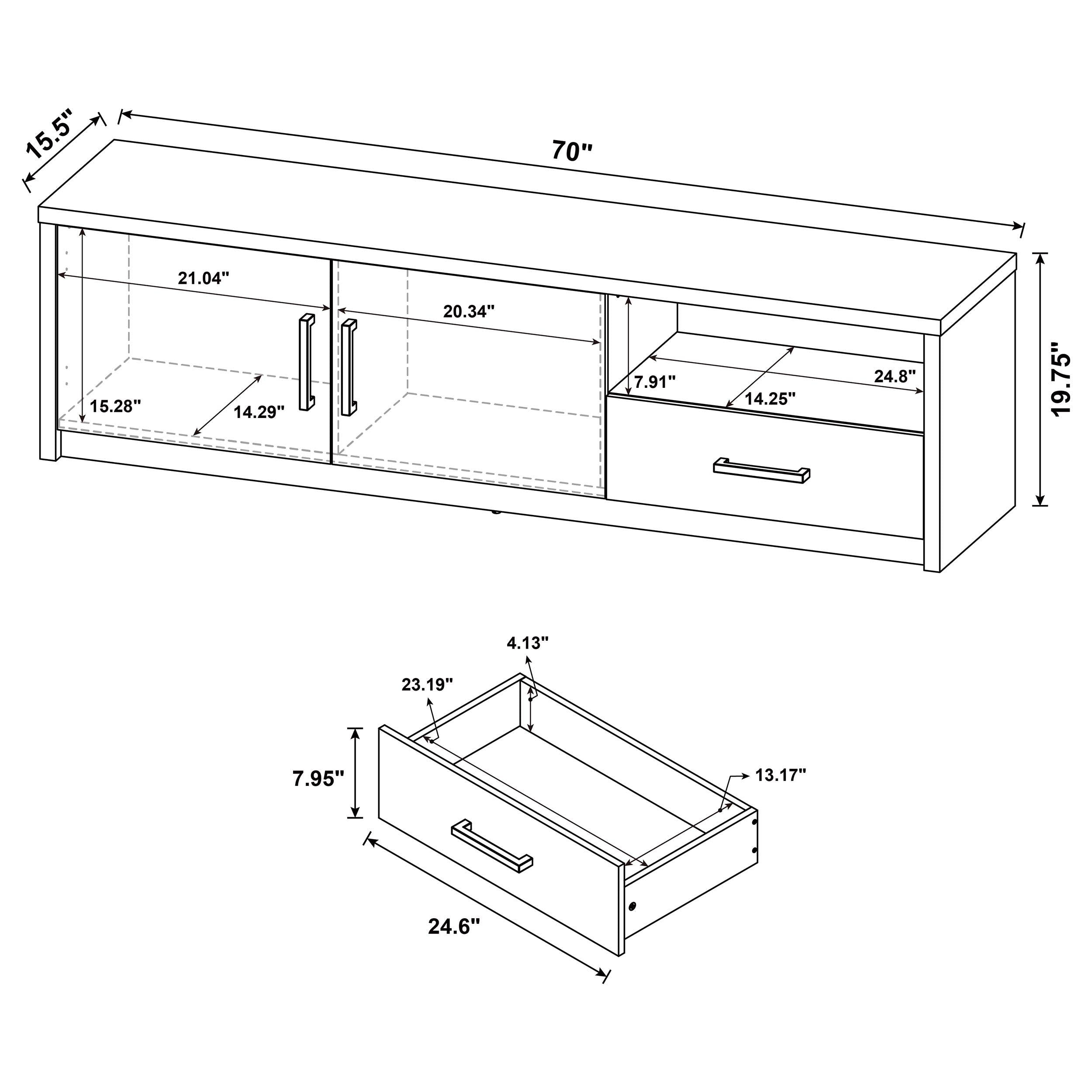 Murray TV Stand - Ideal Furniture (Fresno,CA)