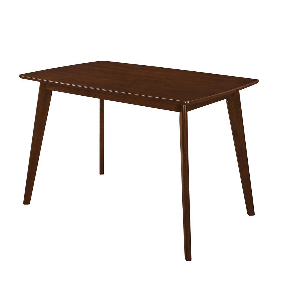Kersey Dining Table with Angled Legs Chestnut - Ideal Furniture (Fresno,CA)