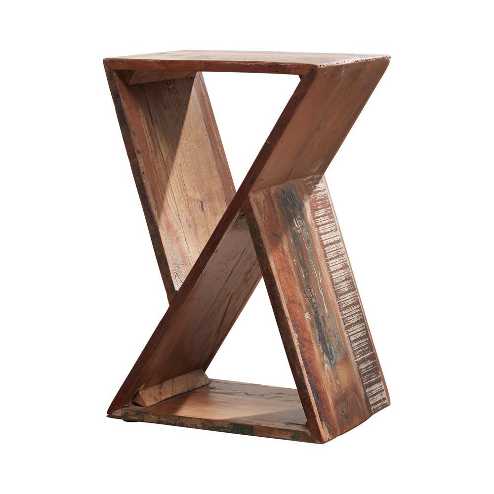 Lily Geometric Accent Table Natural - Ideal Furniture (Fresno,CA)