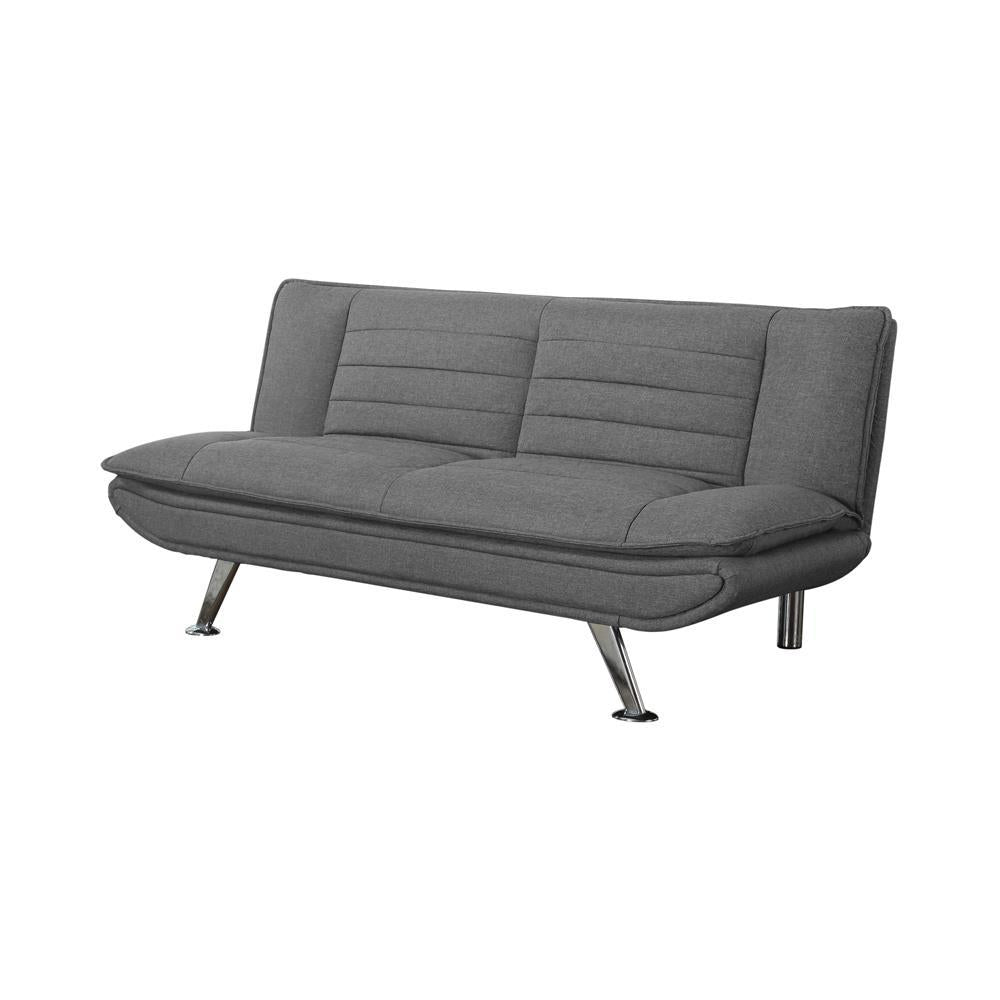 Julian Upholstered Sofa Bed with Pillow-top Seating Grey - Ideal Furniture (Fresno,CA)