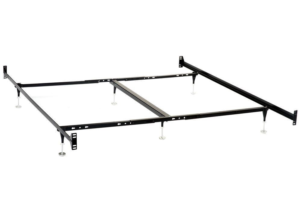 Esme California King, E.King, Queen, Twin Over Full Bed Frame Black - Ideal Furniture (Fresno,CA)