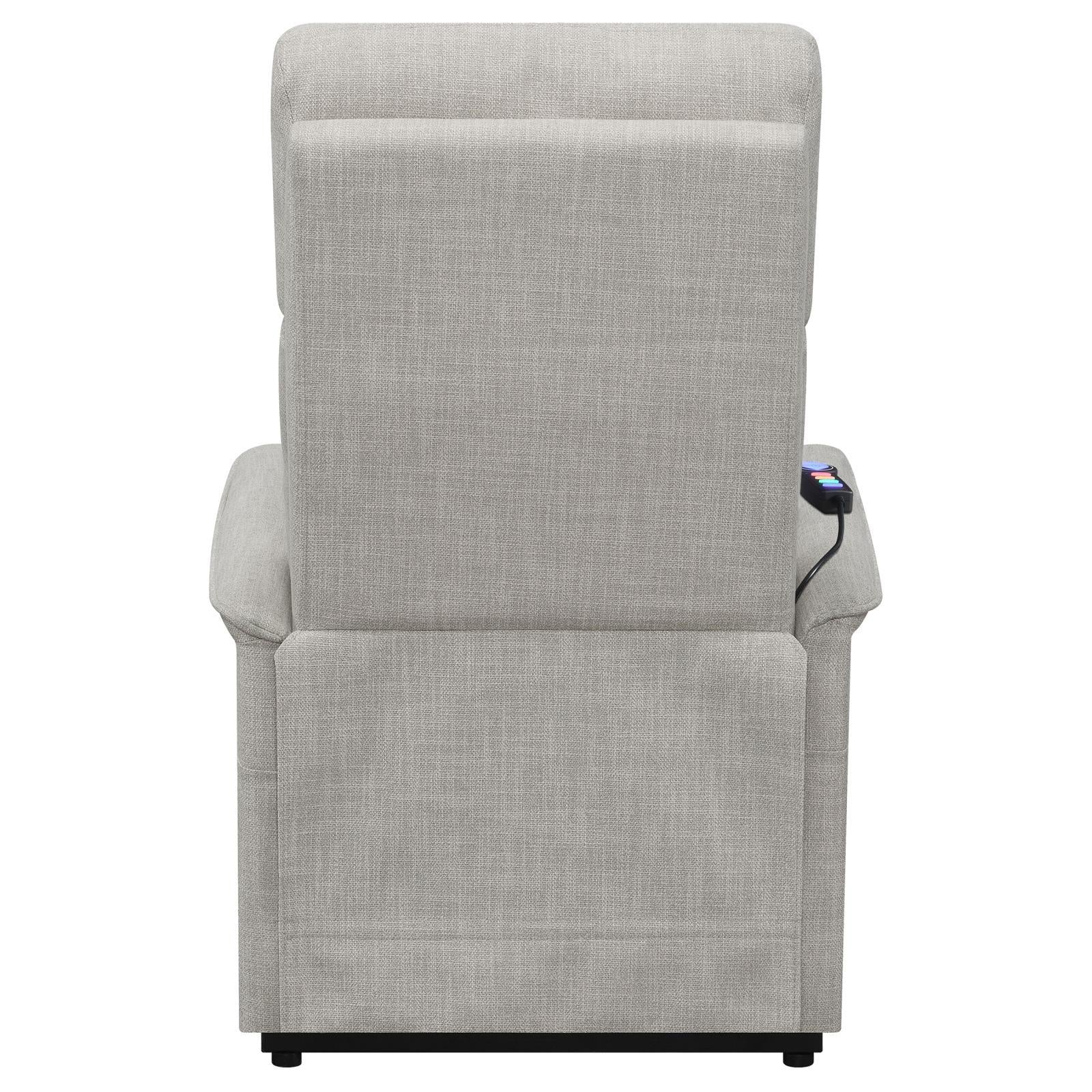 Herrera Power Lift Recliner with Wired Remote Beige - Ideal Furniture (Fresno,CA)