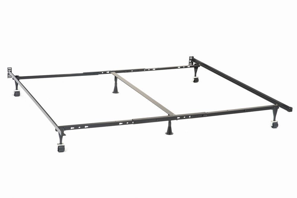 Mabel Twin Over Full Bed Frame Black - Ideal Furniture (Fresno,CA)